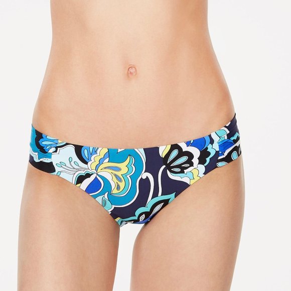 NWT! Trina Turk Ipanema Shirred Hipster Bikini Bottoms - Picture 1 of 4